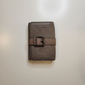 Clarks Meteo Leather Snap Closure Wallet Like New